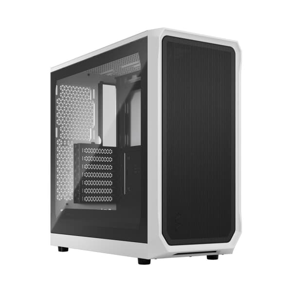 Fractal Design Focus 2 hvid TG klar farvetone Hvid