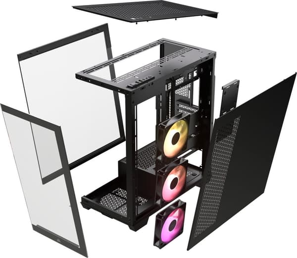 CORSAIR 3500X ARGB TGMid-Tower Svart