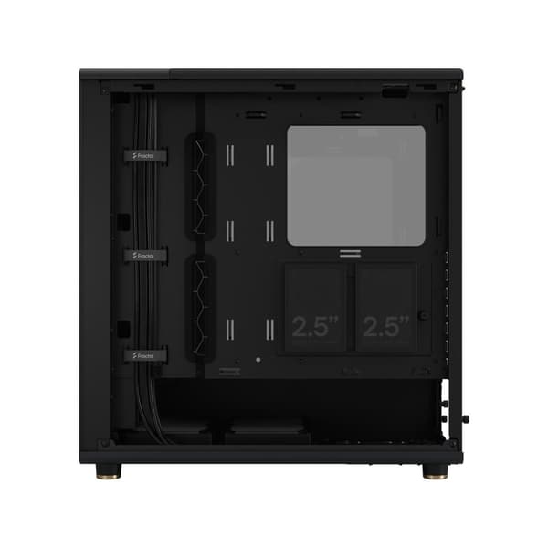 Fractal Design North kulsort TG lys farvetone