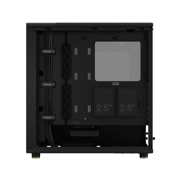 Fractal Design North kulsort TG lys farvetone