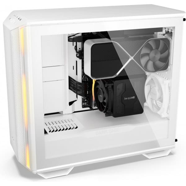 be quiet! Dark Base 701 ATX-kabinet med vindue, hvid