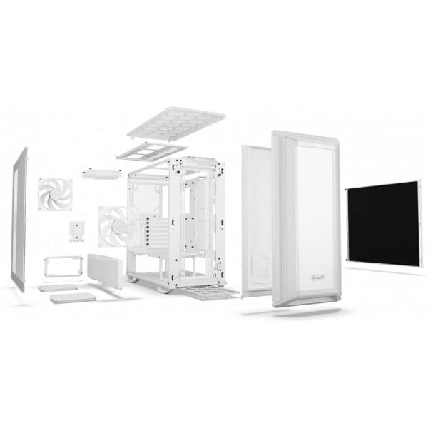 be quiet! Dark Base 701 ATX-kabinet med vindue, hvid
