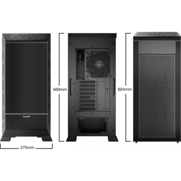be quiet! Dark Base Pro 901 ATX-chassi med fönster, svart