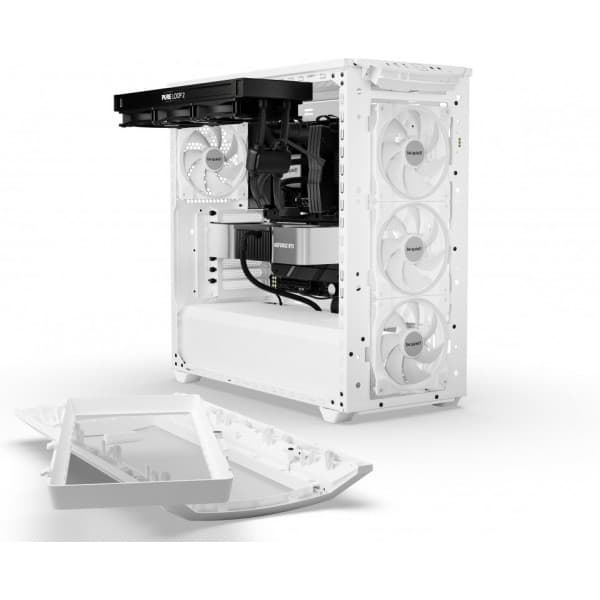 be quiet! Shadow Base FX 800 ATX-kabinet med vindue, hvid