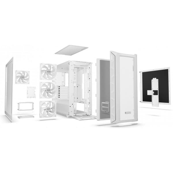 be quiet! Shadow Base FX 800 ATX-kabinet med vindue, hvid