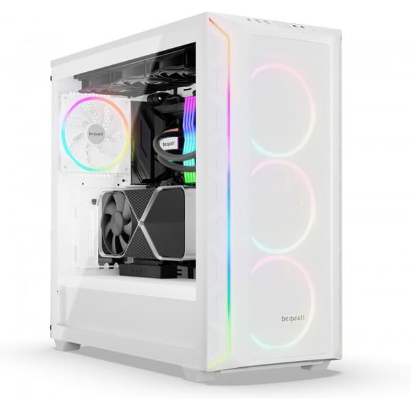 be quiet! Shadow Base FX 800 ATX-kabinet med vindue, hvid