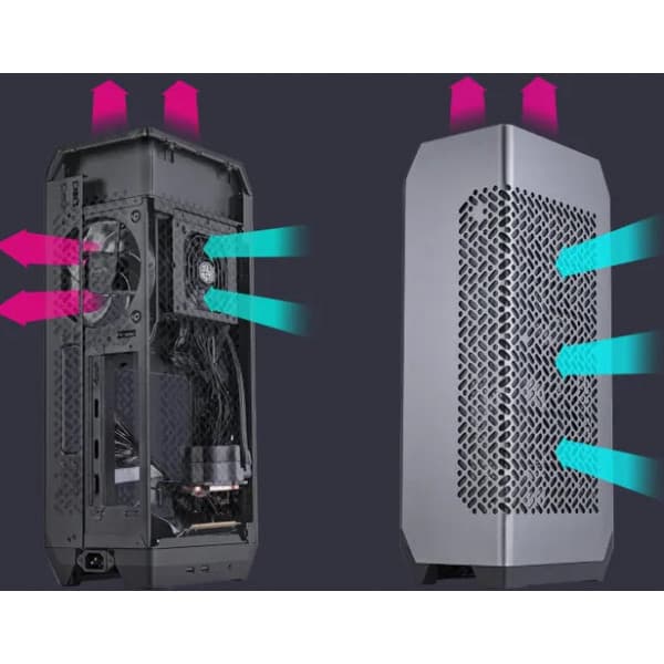 Cooler Master NCORE 100 MAX Mini-ITX-kotelo, harmaa