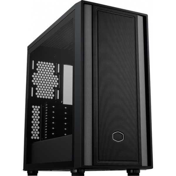 Cooler Master MasterBox 600 Lite ATX-chassi med fönster, svart