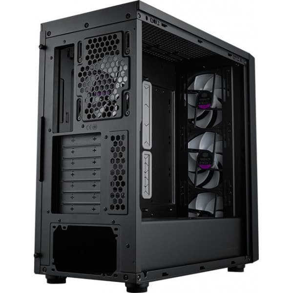 Cooler Master MasterBox 600 ATX-chassi med fönster, svart