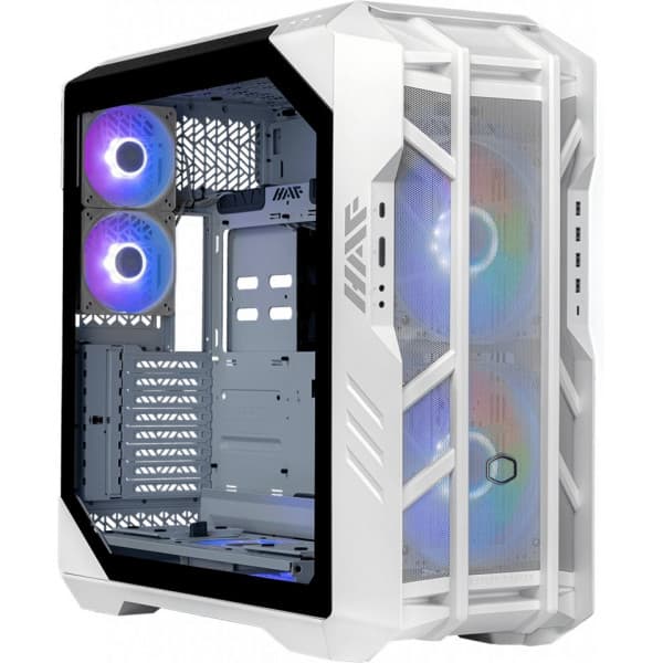 Cooler Master HAF 700 E-ATX kabinet med vindue, hvid