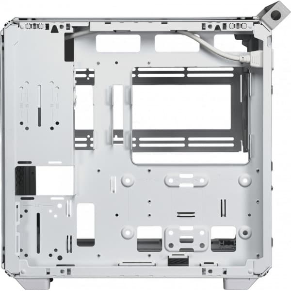 Cooler Master QUBE 500 Flatpack ATX-chassi med fönster, vit