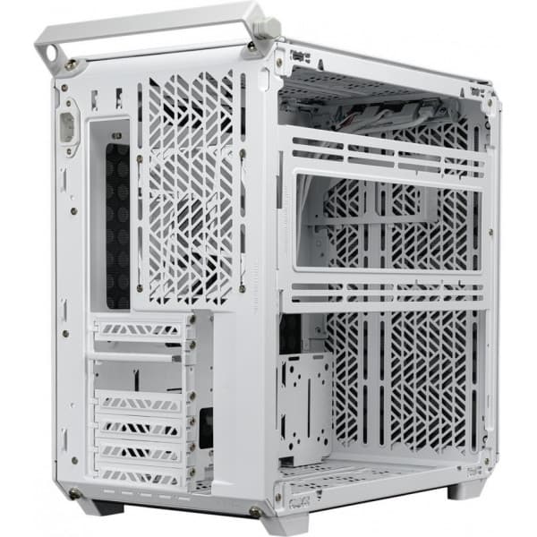 Cooler Master QUBE 500 Flatpack ATX-chassi med fönster, vit