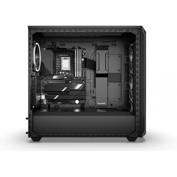 Var tyst! Shadow Base FX 800 ATX-chassi med fönster, svart