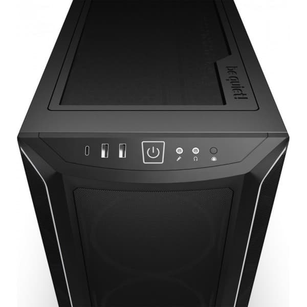 Var tyst! Shadow Base FX 800 ATX-chassi med fönster, svart