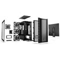 Miniatyrbild 9 av 11: Var tyst! Shadow Base FX 800 ATX-chassi med fönster, svart