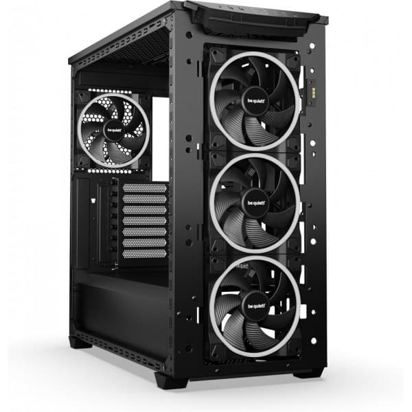 Var tyst! Shadow Base FX 800 ATX-chassi med fönster, svart