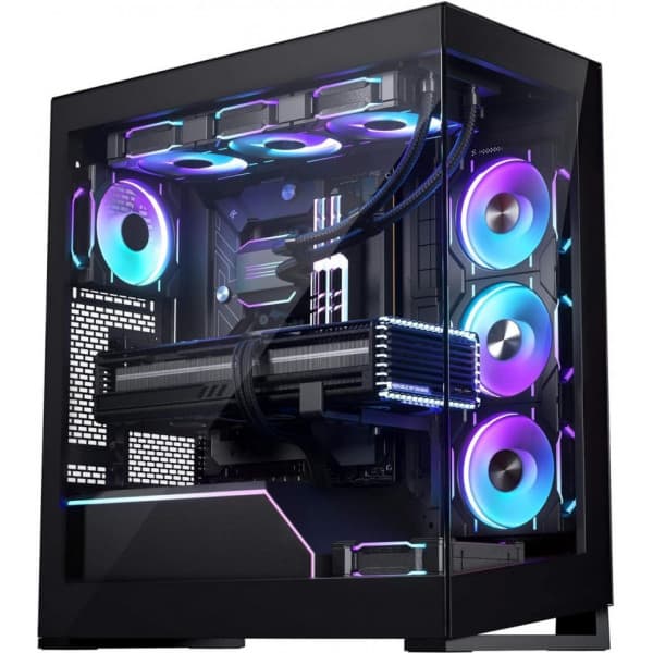 Phanteks NV5 MKII Mid Tower ATX-kotelo panoraamaikkunalla, musta