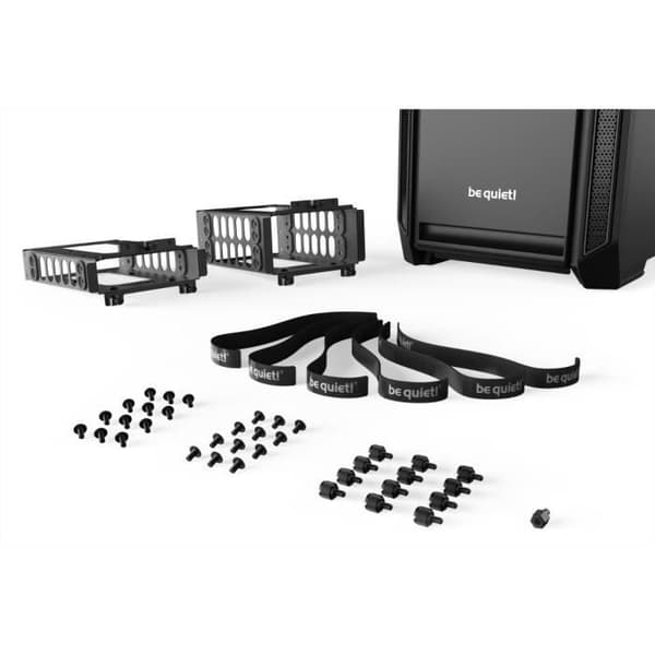 BE quiete PC CASE SILENT BASE 601 - Svart - (BG026)