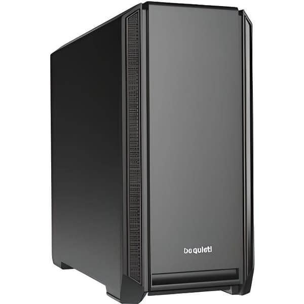 BE quiete PC CASE SILENT BASE 601 - Svart - (BG026) Svart