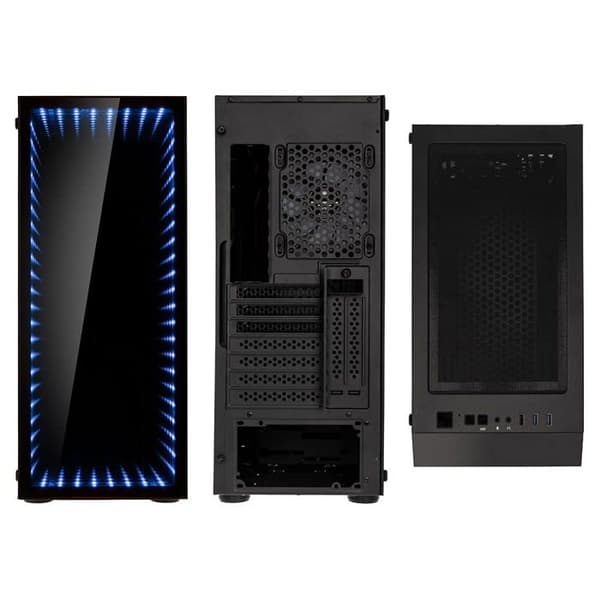 Kolink VOID RIFT Midi tower Gaming-fodral, Fodral svart