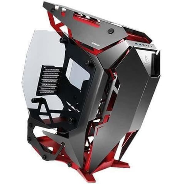 Antec Torque datorfodral, Midi-Tower, PC, Aluminium, ATX, EATX, ITX, Micro-ATX, Svart, Röd, Gaming Svart, Röd