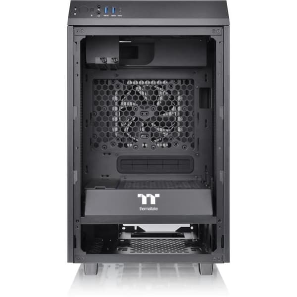 PC-fodral - THERMALTAKE - The Tower 100 - Fodral utan strömförsörjning - Minitorn - Mini-ITX-format - Svart (CA-1R3-00S1WN-00)