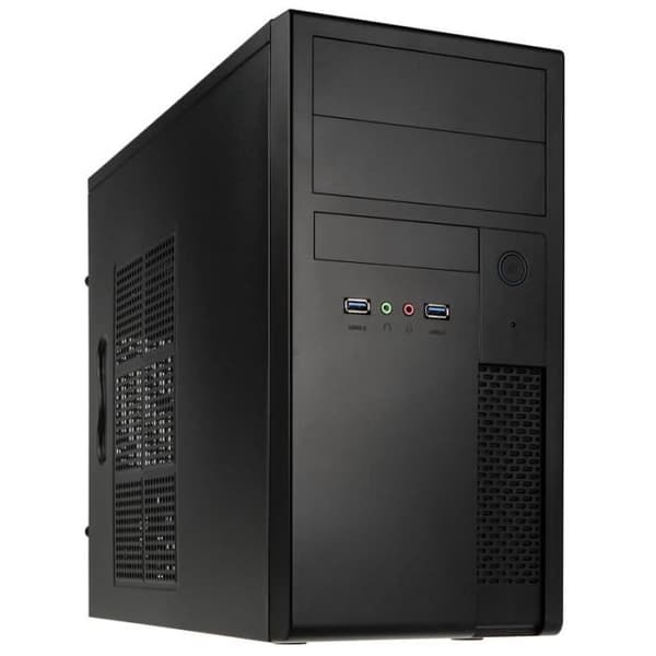 Chieftec Mesh Series XT-01B Micro-ATX-fodral med 350 Watt 0,000000 strömförsörjning Svart