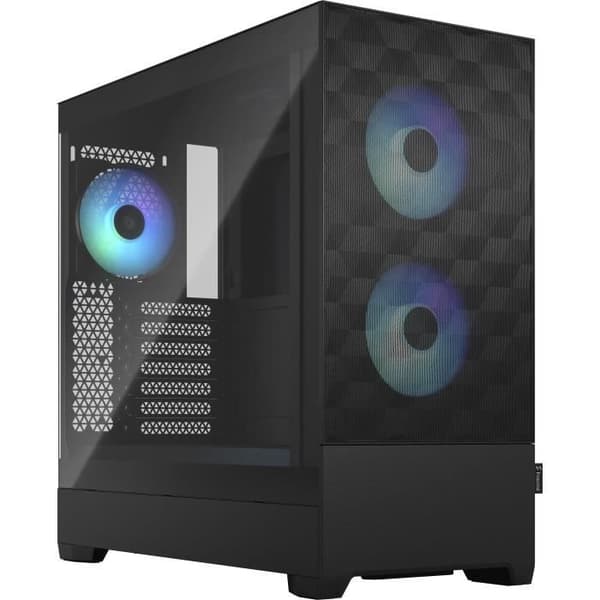 PC-fodral - FRACTAL DESIGN - Pop Air RGB Svart TG - Svart (FD-C-POR1A-06)