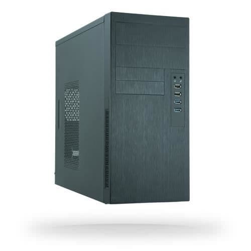Chieftec HO-11B PC Tower - Svart - Micro-ATX - 350W strömförsörjning - 5 interna fack Svart