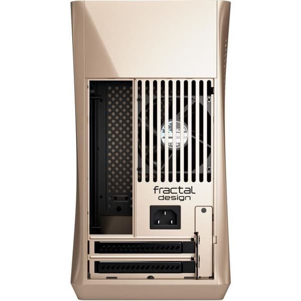 FRACTAL DESIGN PC CASE Era ITX Gold TG - Guld - ATX-format (FD-CA-ERA-ITX-CHP)