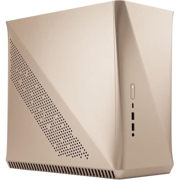 FRACTAL DESIGN PC CASE Era ITX Gold TG - Guld - ATX-format (FD-CA-ERA-ITX-CHP)
