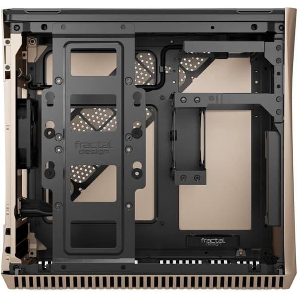 FRACTAL DESIGN PC CASE Era ITX Gold TG - Guld - ATX-format (FD-CA-ERA-ITX-CHP)