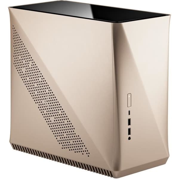 FRACTAL DESIGN PC CASE Era ITX Gold TG - Guld - ATX-format (FD-CA-ERA-ITX-CHP)