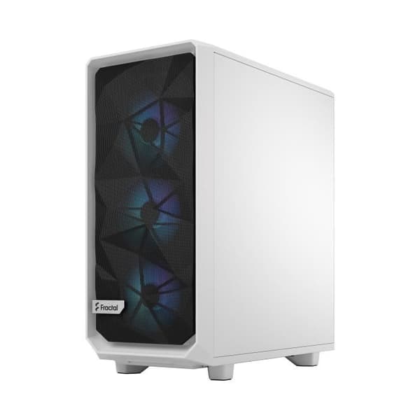 PC-fodral FRACTAL DESIGN Meshify 2 Compact RGB White TG Clear Tint ATX
