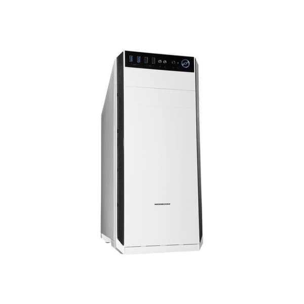 MODECOM OBERON Pro Silent Tour midi ATX utan strömförsörjning vit USB-Audio