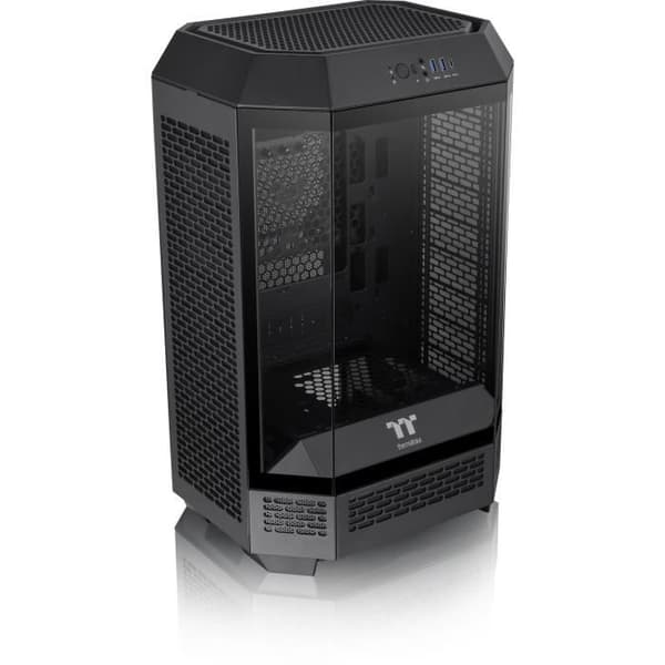 PC-fodral - THERMALTAKE - The TOWER 300 (svart) - Minitorn - Micro-ATX-format - Utan strömförsörjning Svart