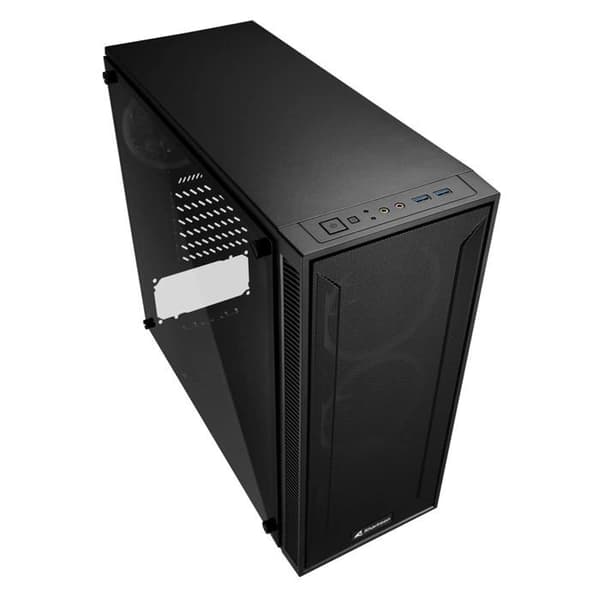 Sharkoon TG4M Semi-Tower ATX Fodral Svart ATX LED RGB