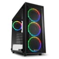 Miniatyrbild 1 av 3: Sharkoon TG4M Semi-Tower ATX Fodral Svart ATX LED RGB