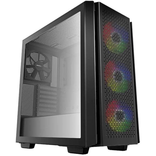 DEEPCOOL - CG560 - PC-fodral - Mid Tower - Svart (R-CG560-BKAAE4-G-1) Svart