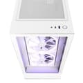 Miniatyrbild 3 av 6: PC-chassi - NZXT - H5 Elite - Vit - Härdat glas - Integrerad RGB - Optimerad prestanda