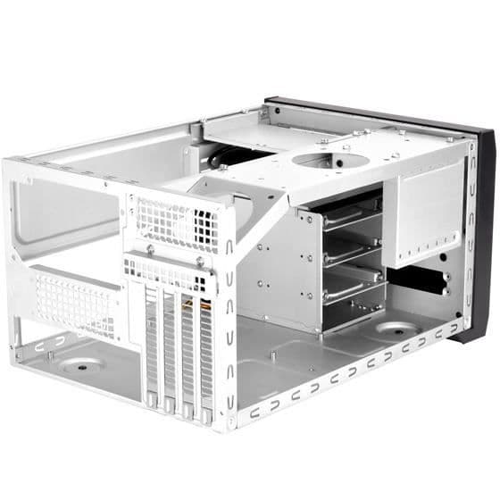 SilverStone SST-SG12B - Sugo Micro ATX Cube datorfodral, svart