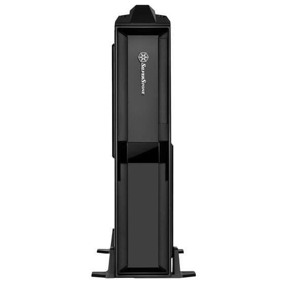SilverStone SST-ML08B-H - Milo Slim HTPC Mini-ITX PC-fodral, med bärhandtag, svart