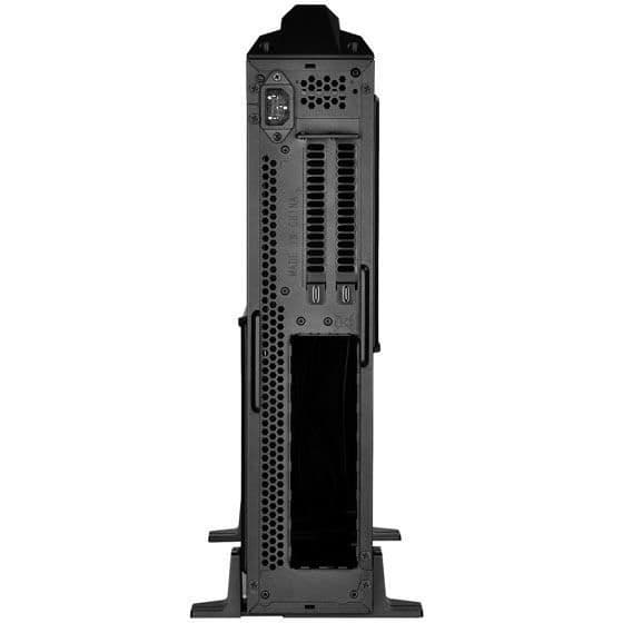 SilverStone SST-ML08B-H - Milo Slim HTPC Mini-ITX PC-fodral, med bärhandtag, svart