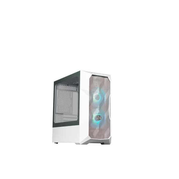 PC-spelfodral - COOLER MASTER - TD300 Mesh White - ARGB - mATX (TD300-WGNN-S00)