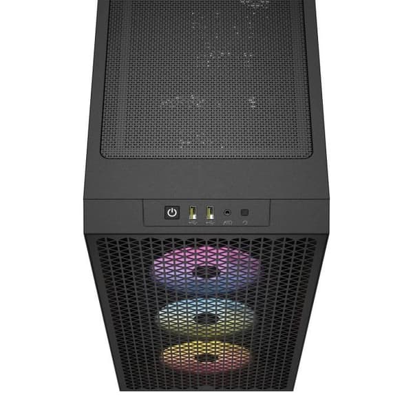 PC-chassi - CORSAIR - 3000D RGB AIRFLOW - ATX Midsize - 3 fläktar AR120 RGB - Svart