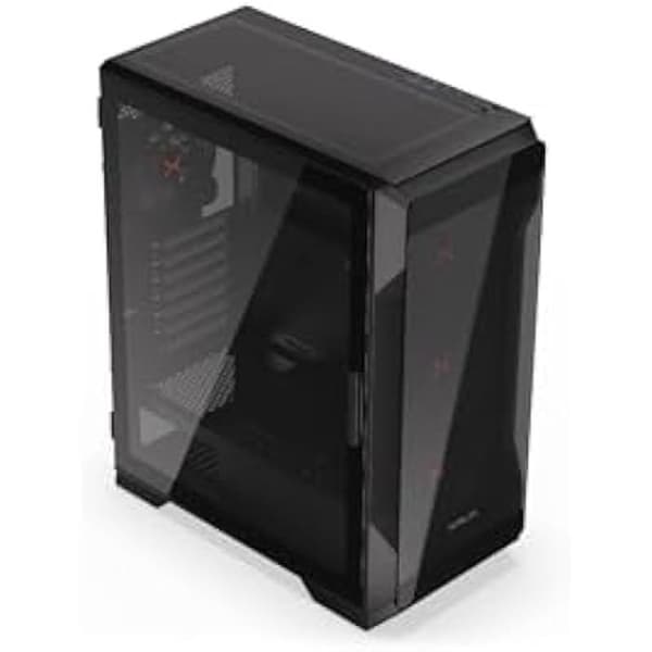 KRUX Heko KRXD001 datorfodral - glas, magnetisk framsida, 4 x 120 mm ARGB-fläktar ingår
