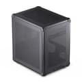 Miniatyrbild 3 av 3: Jonsbo C6 Svart Micro-tower PC-fodral, Svart spelfodral