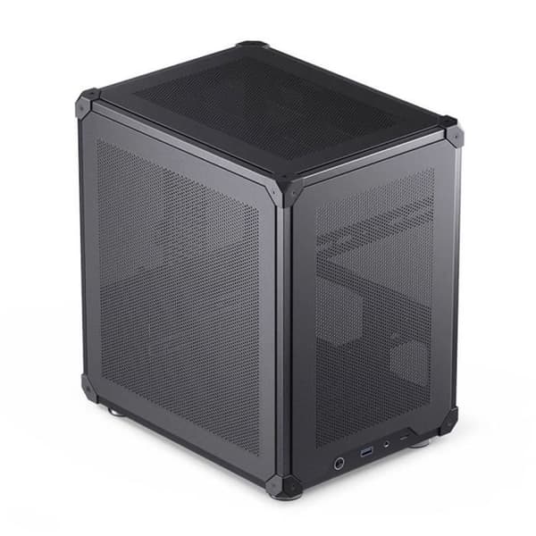 Jonsbo C6 Svart Micro-tower PC-fodral, Svart spelfodral