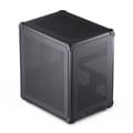 Miniatyrbild 1 av 3: Jonsbo C6 Svart Micro-tower PC-fodral, Svart spelfodral
