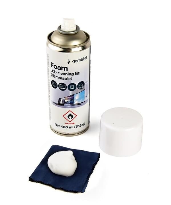 Rengöringssats LCD-skum 400ml/ck-LCD-08, Gembird